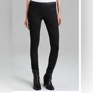 Helmut Lang black coated skinny pants jeans leggings s. 30 great condition $395